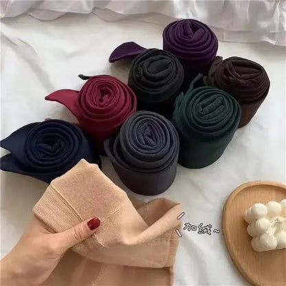 1/2pairs New Colorful Winter Warm Velvet Leggings for Women High Waist Tights Stretchy Leggings Sexy Stockings Fleece Pantyhose