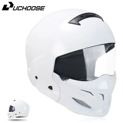 New Scorpion Retro Motorcycle Cascos Moto Locomotive Personality Multi-purpose Combination Helmet  Detachable Multi-purpose