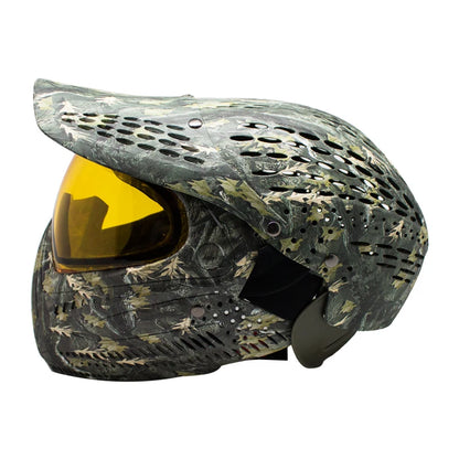 Leaves Camo Color Great III Paintball Mask Full Coverage Protector Helmet