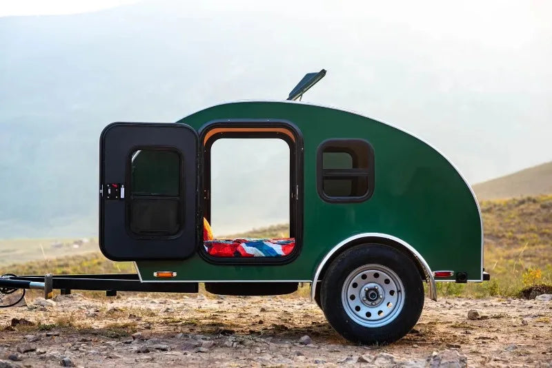 Heavy Duty Camping Trailer Foldable Multi Purpose Utility Cart For Outdoor Camping Fishing Hiking Picnic Mountain And Beach Use