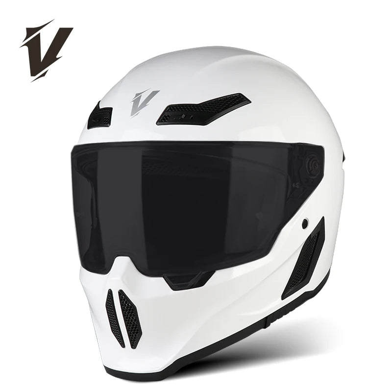 New Motorcycle Helmet DOT Approved  Full Face Racing Off-road Helmets Capacetes Men Cascos Para Moto for Harley Four Season