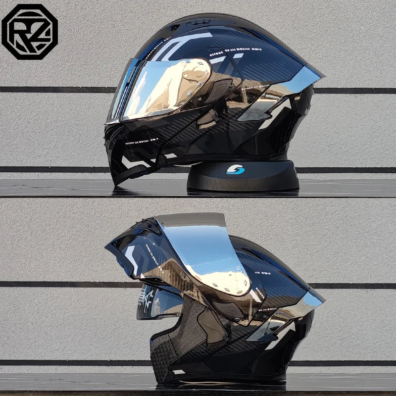 Flip Up Motorcycle Helmet Double lens full face helmet High quality DOT approved Moto cascos motociclistas capacete