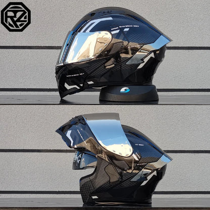 Flip Up Motorcycle Helmet Double lens full face helmet High quality DOT approved Moto cascos motociclistas capacete