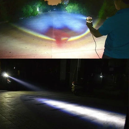 Super Bright Mini LED Motorcycle Headlight Work Light Angel Eye Headlamp Fog Spotlights Driving Lamp with ON/OFF Switch