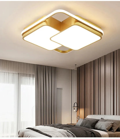 Modern LED Ceiling Light Minimalist Bedroom Lamp Home Decor Ceiling Chandelier Children's Room Lustre Living Room Lights Fixture