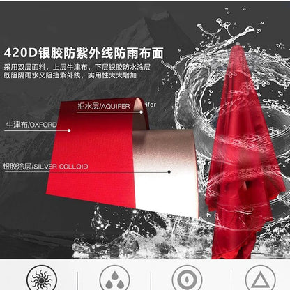Parasol outdoor stall large sun umbrella rectangular canopy thickened commercial folding square courtyard umbrella sun protectio