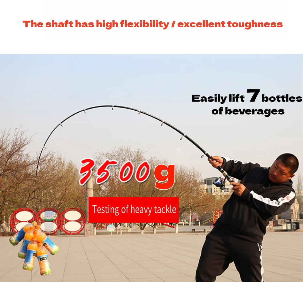 Mini Telescopic Sea Fishing Rod, Portable Spinning Rod 1.0-2.3m Ultra-Short Travel Rock Fishing Rod with Metal Spinning Reel