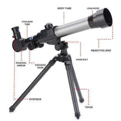  HD High Magnification Professional Astronomical Telescope Children Students Science Experiment Binoculars Stargazing Monocular