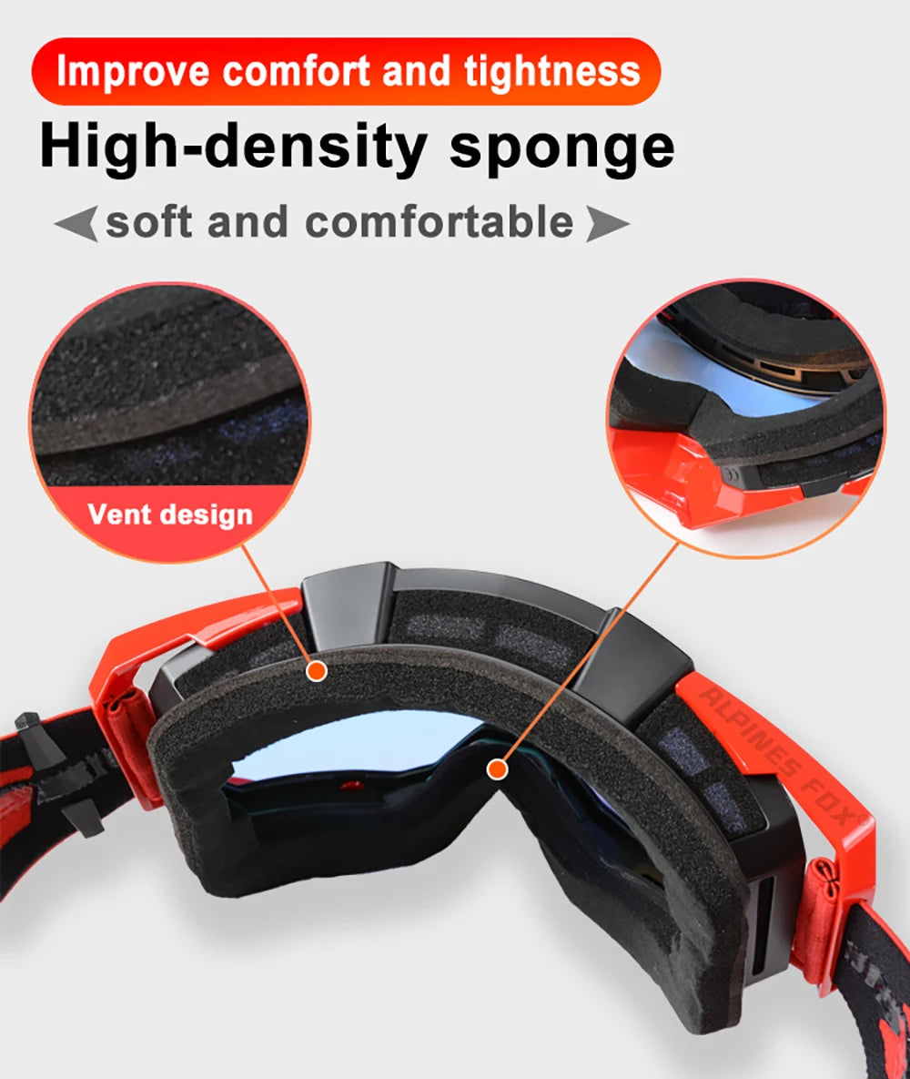 VEMAR Motorcycle Goggles Men Dustproof Motocross Helmet Glasses Skiing Gafas MTB ATV Dirt Bike Moto Sunglasses Outdoor Riding