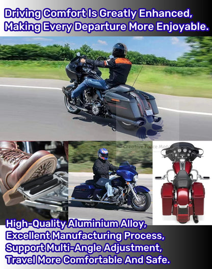 Motorcycles 25-35mm Clamp Engine Guard Highway Foot Pegs For Harley Honda Yamaha Kawasaki Road King Street Glide 3 Davidson Dyna