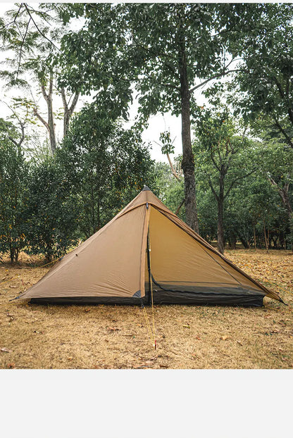 3FULGEAR Lanshan1 Pro Outdoor Ultralight Camping Tent for 1 Person 3/4 Season Professional 20D Nylon Double Sided Silicone Tent