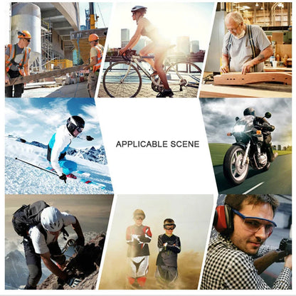 Motorcycle glasses MTB off-road goggles replacement lens single layer glasses bag