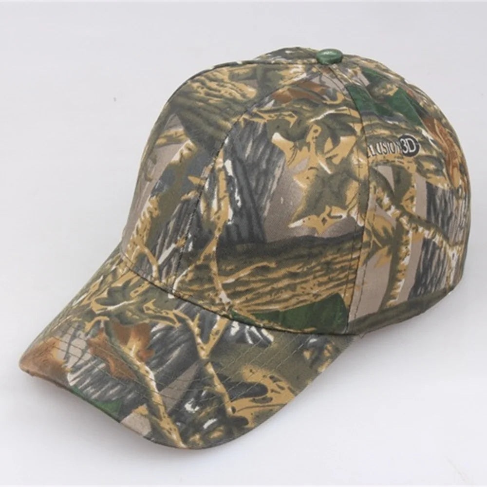 7 Colors Unisex Sports Summer Outdoor Sunscreen Hat Men Casual Cap Female Unisex Camouflage Hunting Fishing Hunting Baseball Cap