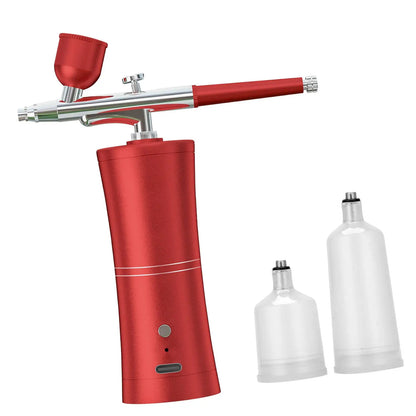 Paint Spray Rechargeable Multiuse Auto Airbrush Model Painting Nail Art Air Brush for Makeup Salon Cake Decorating Beauty Barber