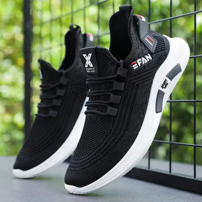 New White Men's Sneakers High Quality Shoes For Men Mesh Breathable Summer Casual Walking Sneaker Tenis Zapatillas Hombre