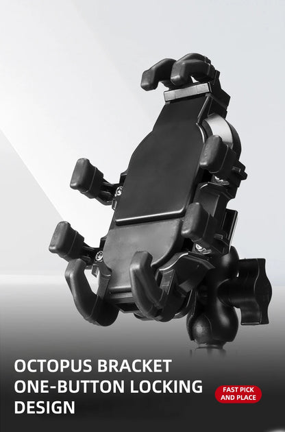 Mobile Phone Holder With Shock Absorber Module Adjustable at Any Angle for Motorcycle Scooter ATV bike Cell Phone Bracket