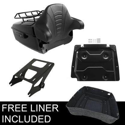 Motorcycle King Trunk Luggage Rack Plate For Harley Touring Road King Electra Glide Road Glide 2014-2025