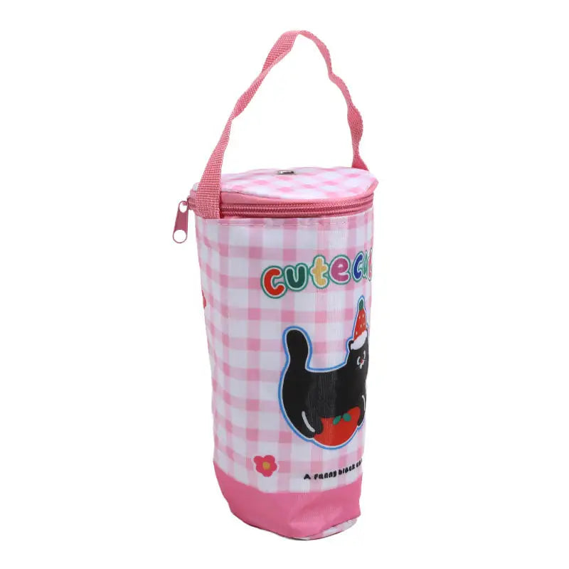 Portable Milk Tea Tote Bag Heat Preservation Bag Carrying Insulated Cup Cover Umbrella Bag Handbag Camping Drinkware Accessories