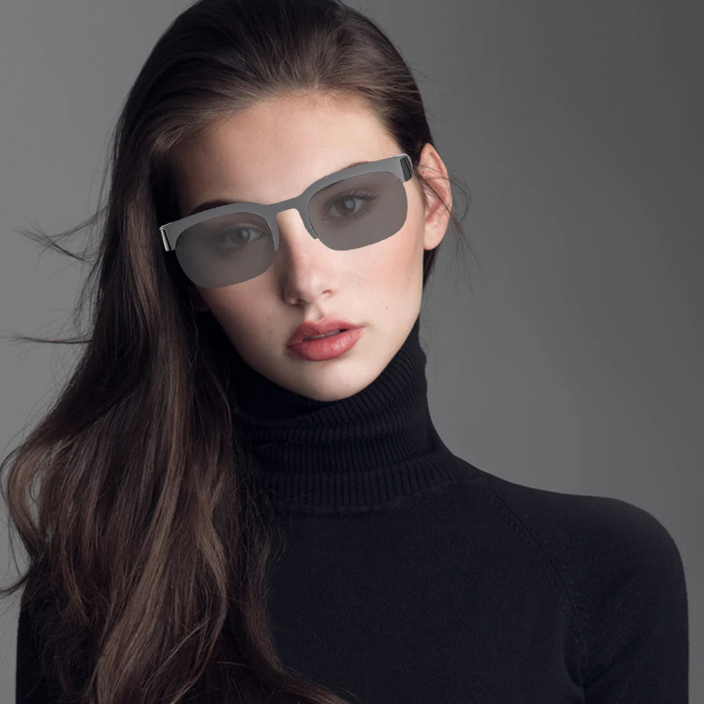 Smart Glasses AI Translator Hands-Free Music & Calls BT Sunglasses UV Protection Outdoor Sports Headphones for Men Women