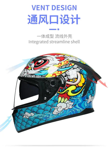 motorcycle helmet Casco Motorbike capacete Seasons Street Touring Motorcycle Helmet RED Black Adult Vespa DOT