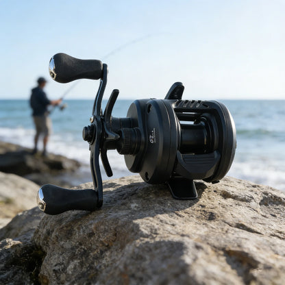 Ultralight DC Fishing Wheels Long Cast Self Charging Electric Baitcasting Reels 5+1Bearings 7.2:1 Ratio Versatile Casting Reels