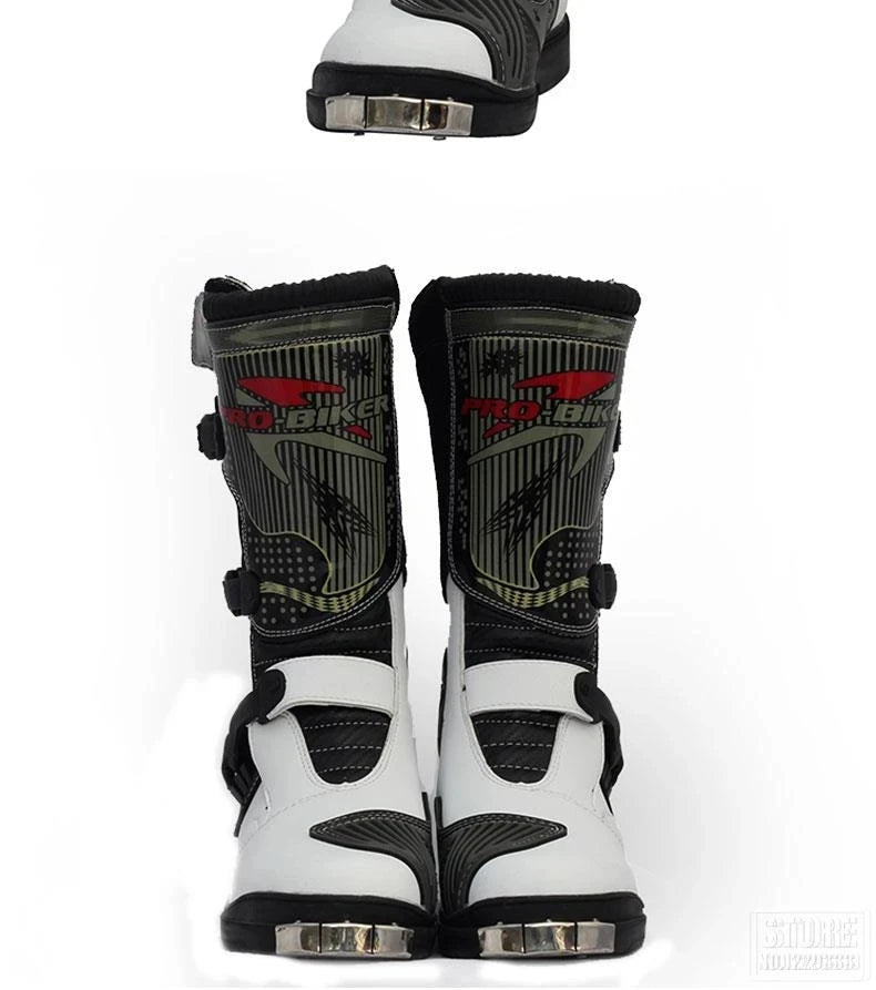 Motorcycle Boots Men Waterproof PU Boots Anti-drap Moto Boots Motocross Motorcycle Shoes Protection Motorcycle Long Thigh Boots
