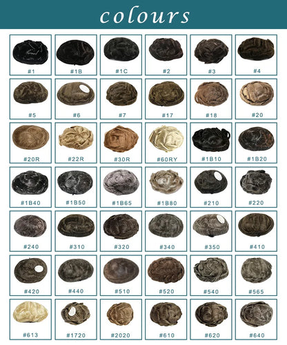 Natural Frontline Afro 18mm/15mm Curly Men Toupee Undetectable PU System European Human Hair Prosthesis Super Durable Fine Mono
