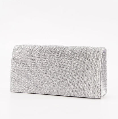 Women's Evening Shoulder Bag Bridal Clutch Party Prom Wedding Envelope Handbag Glitter Shiny Purses Sling Dating Dressy Bag