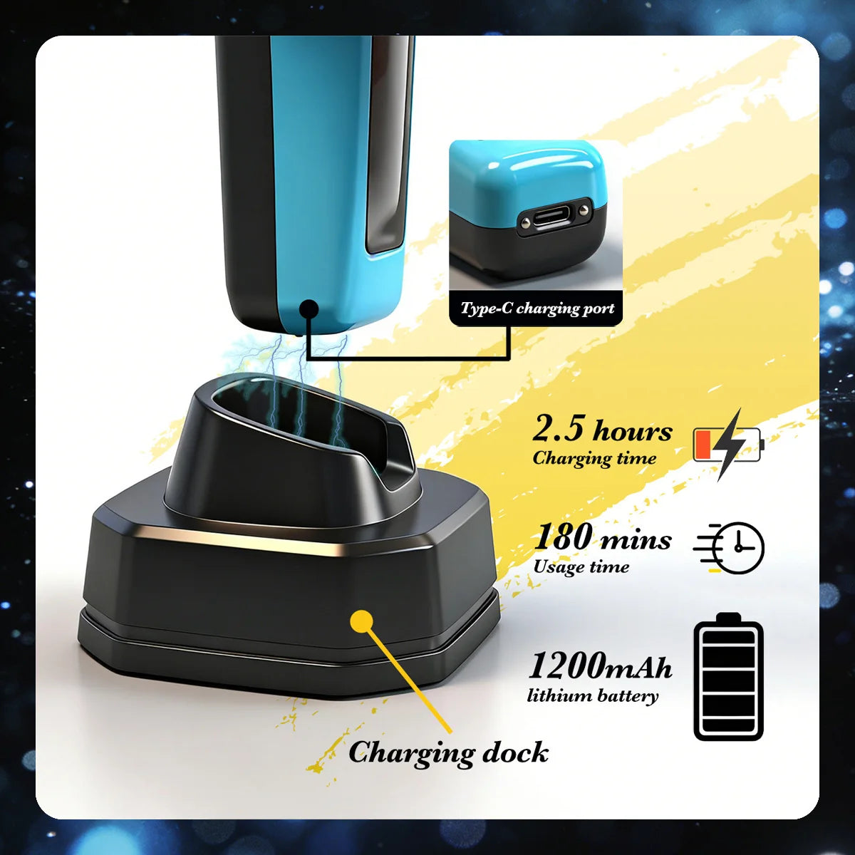Professional BRDCLIP Barber Cordless Hair Clipper Kit DLC Ceramic Moving Blade Trimmer 75000RPM Grooming Tool Brushless Motor