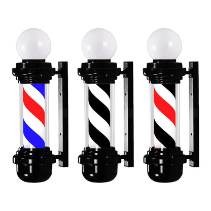 23.6 inch Barber Pole Light Classic Signs Barber Shop Open Sign for Outside