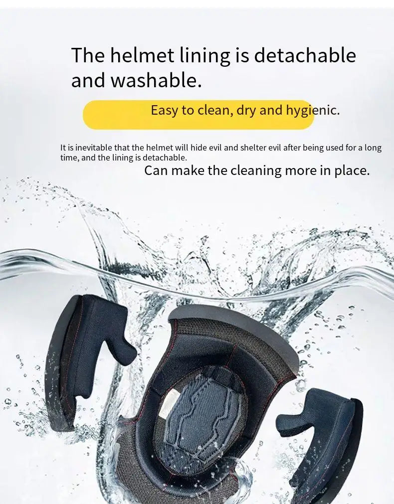 New Bluetooth motorcycle helmet for men and women, full coverage, anti-fog, full face motorcycle helmet