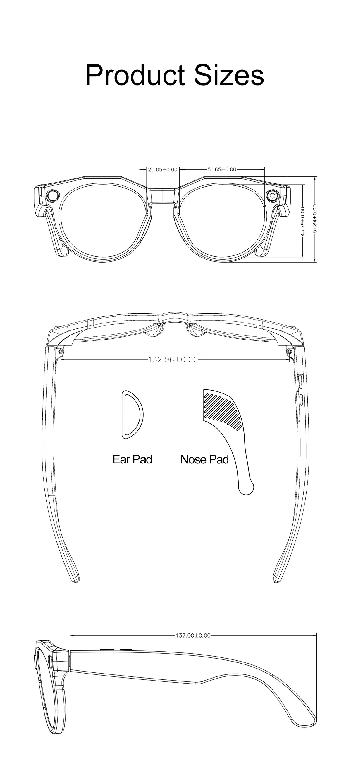 2026 New 4K HD AI Smart Glasses Chat GPT 800MP HD Camera Bluetooth Call 290mAh Battery 4GB Voice Assistant Control Smart Glasses