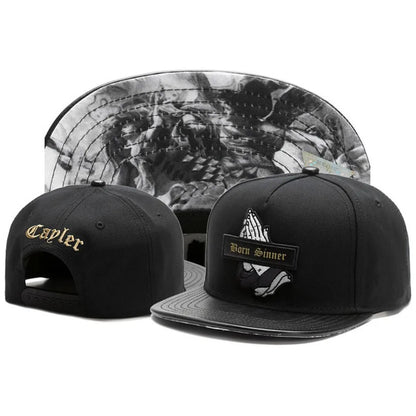 Classic Snapback Hat Cap Hip Hop Style Flat Bill Blank Adjustable Size