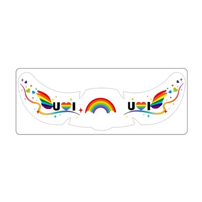 Waterproof Rainbow Freckles Face Tattoo Facial Art Disposable Face Temporary Tattoos Long Lasting Makeup Stickers Pride Month