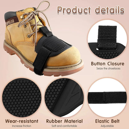 Motorcycle Boot Protection Pad Rubber Boot Protection Cover Adjustable Protection Anti-slip Pad Motorcycle Shoe Protection