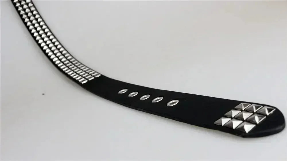 2025 New Square Bead Rivet Belt Metal Pyramid Belt Men and Women Punk Hardware Jeans Belt Y2K Belt Designer Belt Women's Belts