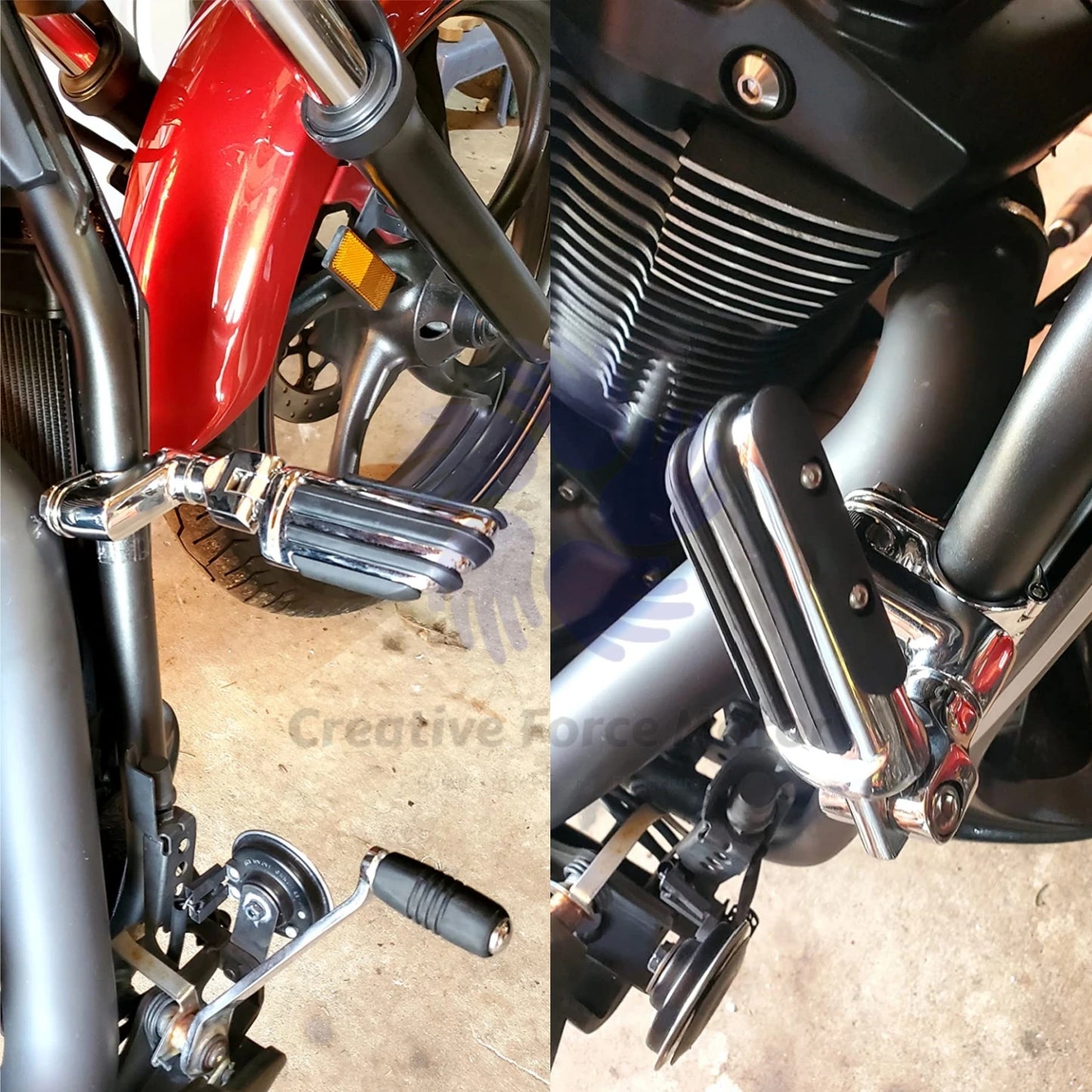 Motorcycles 25-35mm Clamp Engine Guard Highway Foot Pegs For Harley Honda Yamaha Kawasaki Road King Street Glide 3 Davidson Dyna