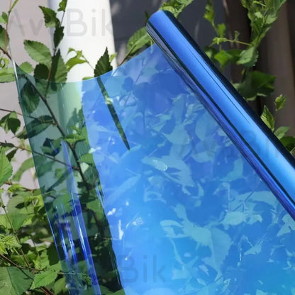 Blue Purple Chameleon Side Windscreen Solar Tint Self Adhesive Glass Sticker Sun Shade Film Car Foils Sunshine Protection Foils