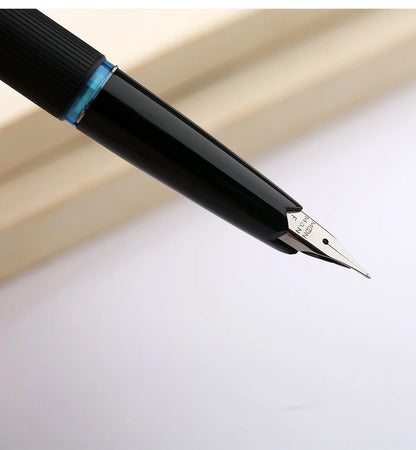 Limited MAJOHN B32 Metal Strive Piston Fountain Pen with Butterfly F Tip Student Adult Iridium Writing Ink Pen Office Supply