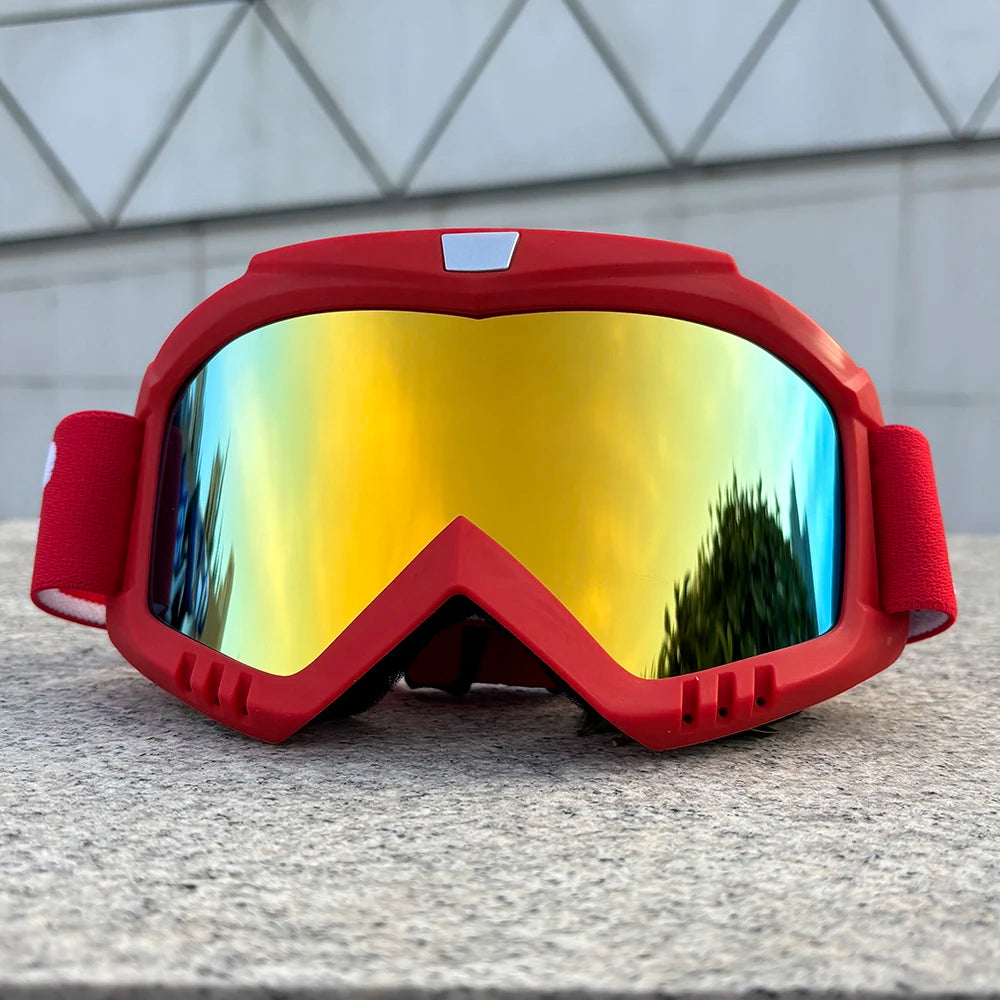 100 Motorcycle Goggles For Men Motocross Sunglasses Safety Protective MX ATV Ski Helmet Goggles vintage Driving Glasses