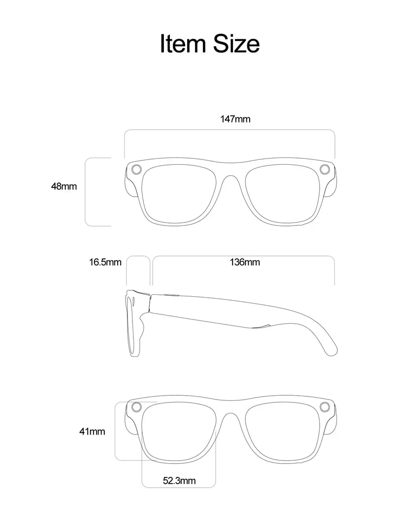 Xiaomi AI Smart Glasses 8K HD Photochromic Multifunction Translate Camera Glasse Bluetooth Calling Voice Assistant Music Player