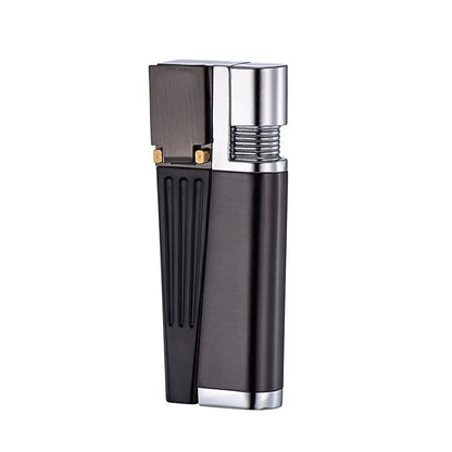 JOBON New Folding Pipe Integrated Inflatable Oblique Flame Lighter Metal Material Men's High-end Gifts