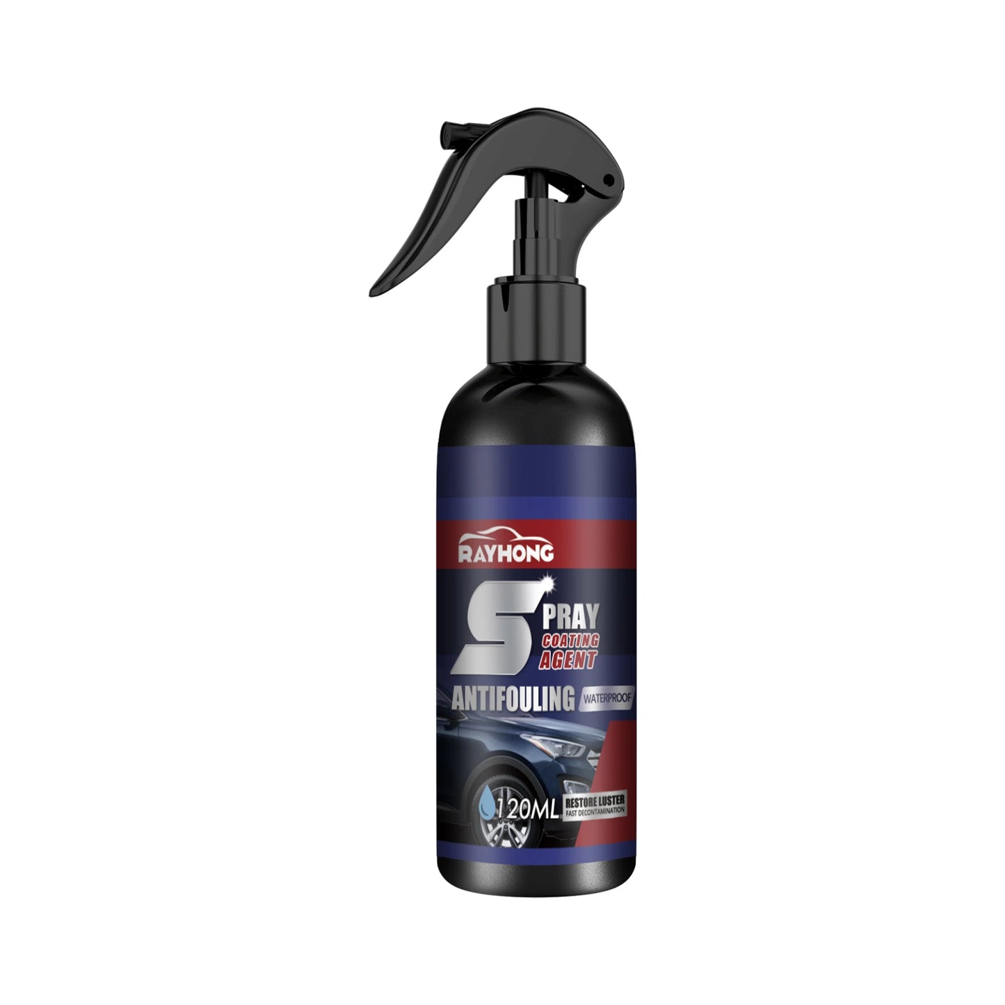 Car Nano Ceramic Coating Spray for Cars Hydrophobic Paint Sealant Restores Black Color & High Gloss Long Lasting Protection