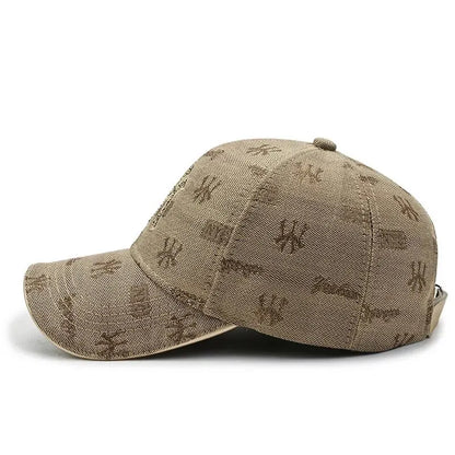 Spring And Autumn New Men's And Women's Baseball Caps Korean Fashion Embroidery Letter Caps Outdoor Leisure Travel Sun Hats