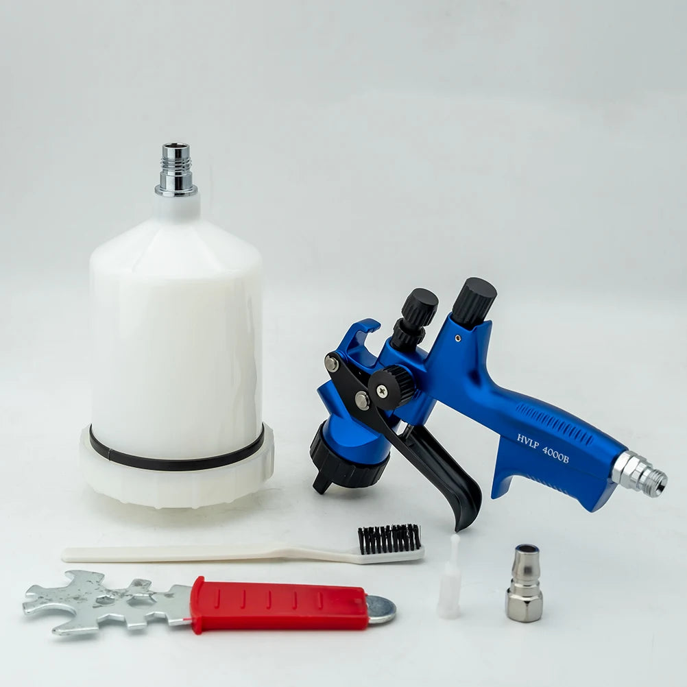High Quality 4000B HVLP Spray Gun 1.3mm Stainless Steel Nozzle Atomization Professional Sprayer Paint Airbrush For Car Painting
