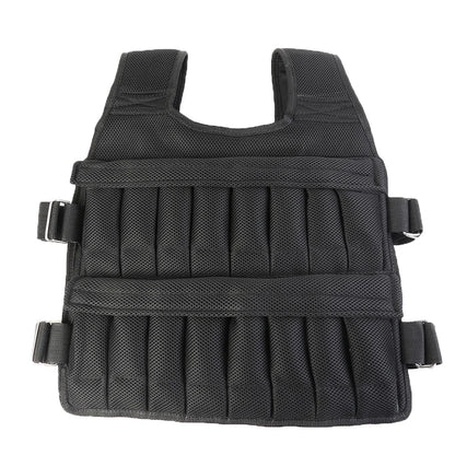 3/15/35kg Workout Weight Jacket Adjustable Weighted Exercise Vest Workout Equipment for Boxing Training Workout Running Fitness