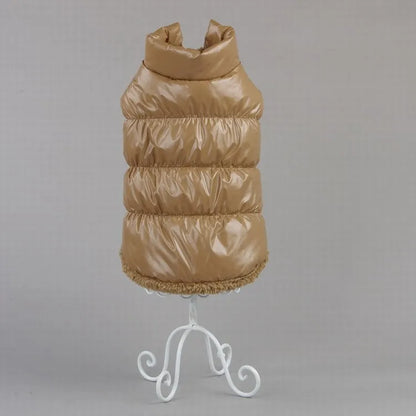 Winter Pet Dog Down Coat Fleece Warm Inside Candy Color Pet Down Warm Coat Puppy Down Clothes Winter Clothes Clothing XS-3XL