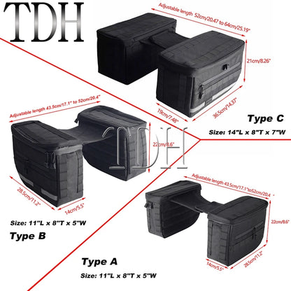 Motorcycle Saddlebag Side Tool Luggage Bag For Harley Dyna Softail Sportster XL Street Bob Low Rider FXD FXBB Travel Saddle Bags