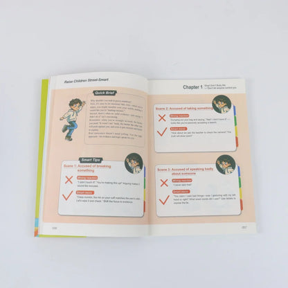 Children's EQ & Street-Smart Comic Book, 150+ Real-Life Scenario Guides, Easy-to-Use Practical Lessons