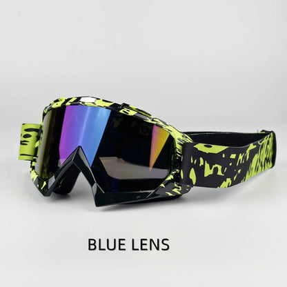Newest Motorcycle Goggles For Men Motocross Sunglasses Safety Protective MX Night Vision Helmet Goggles vintage Driving Glasses